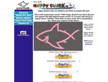 Tablet Screenshot of happyshark.com